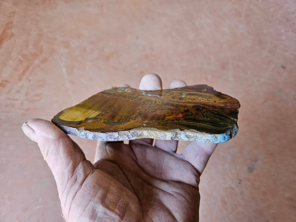 Polished Tiger Eye slab TE505