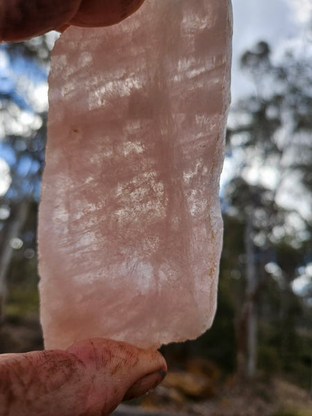 Polished Pink Beryl slab BY158