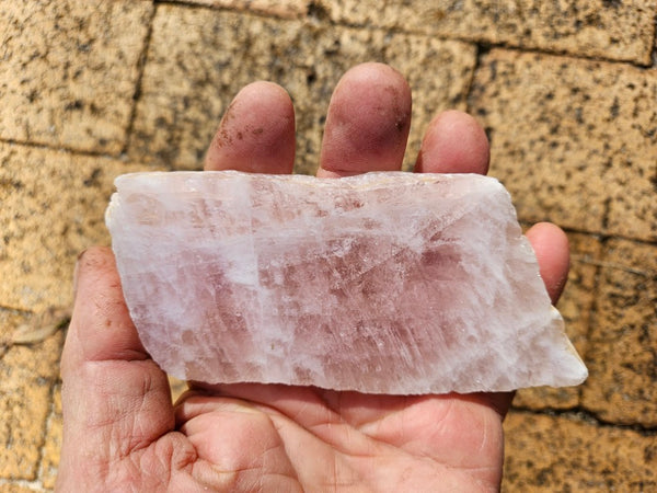 Polished Pink Beryl slab BY158
