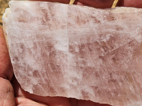 Polished Pink Beryl slab BY158
