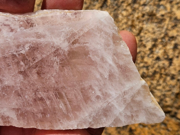 Polished Pink Beryl slab BY158