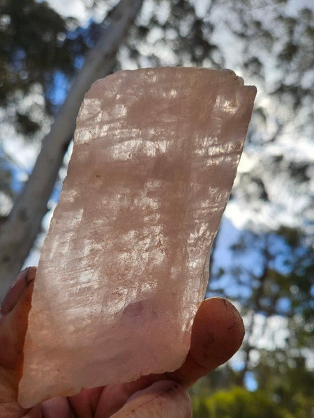 Polished Pink Beryl slab BY158