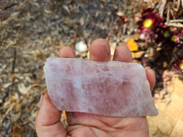 Polished Pink Beryl slab BY158