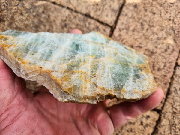 Polished Beryl slab BY161