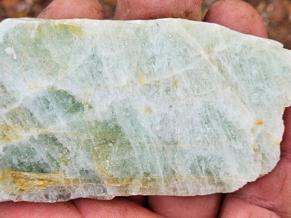 Polished Beryl slab BY162