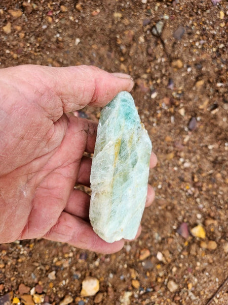 Polished Beryl slab BY162
