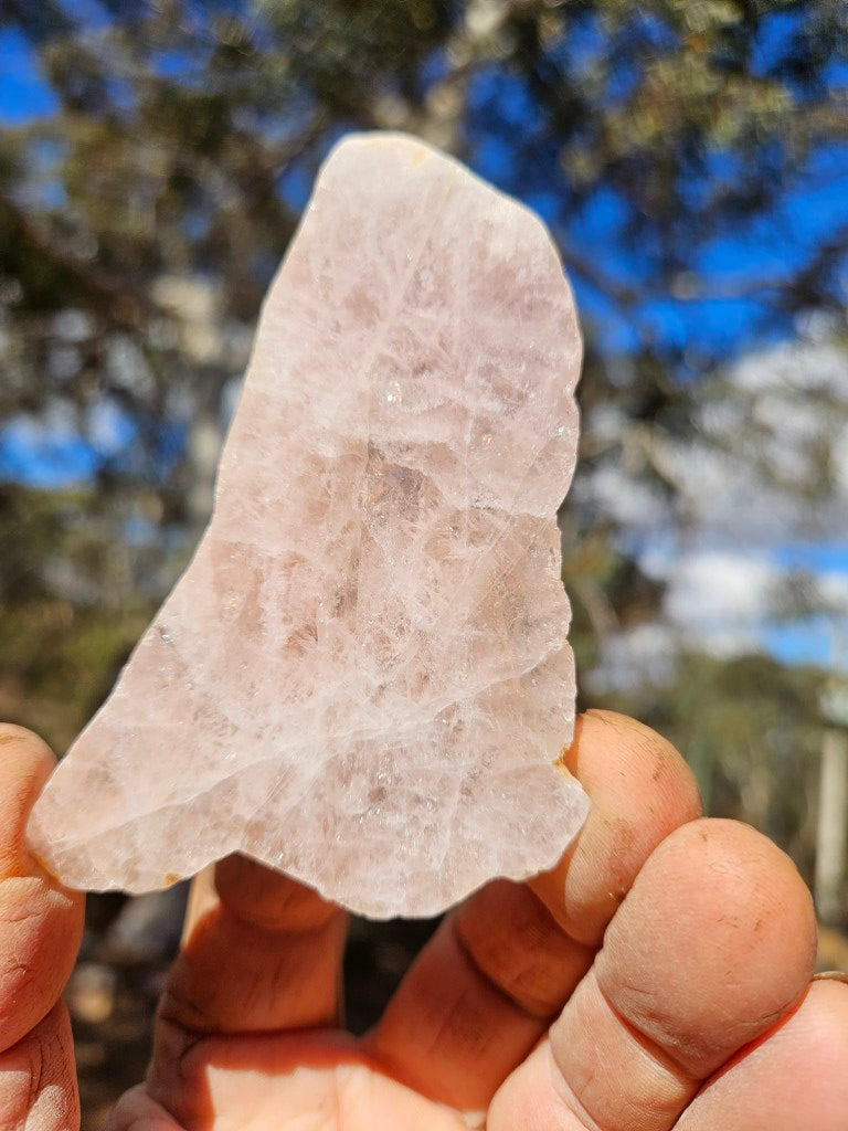 Polished Pink Beryl slab BY159