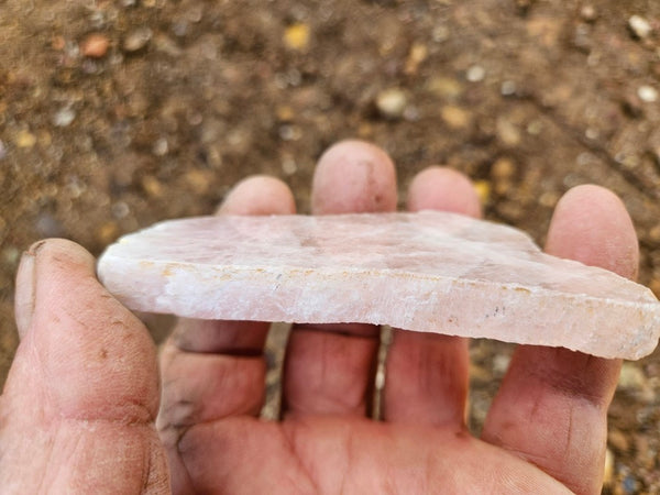 Polished Pink Beryl slab BY159