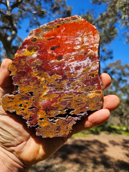 Polished Killaloe Opal slab KO102