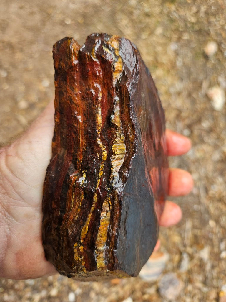Tiger Iron rough rock TIR191