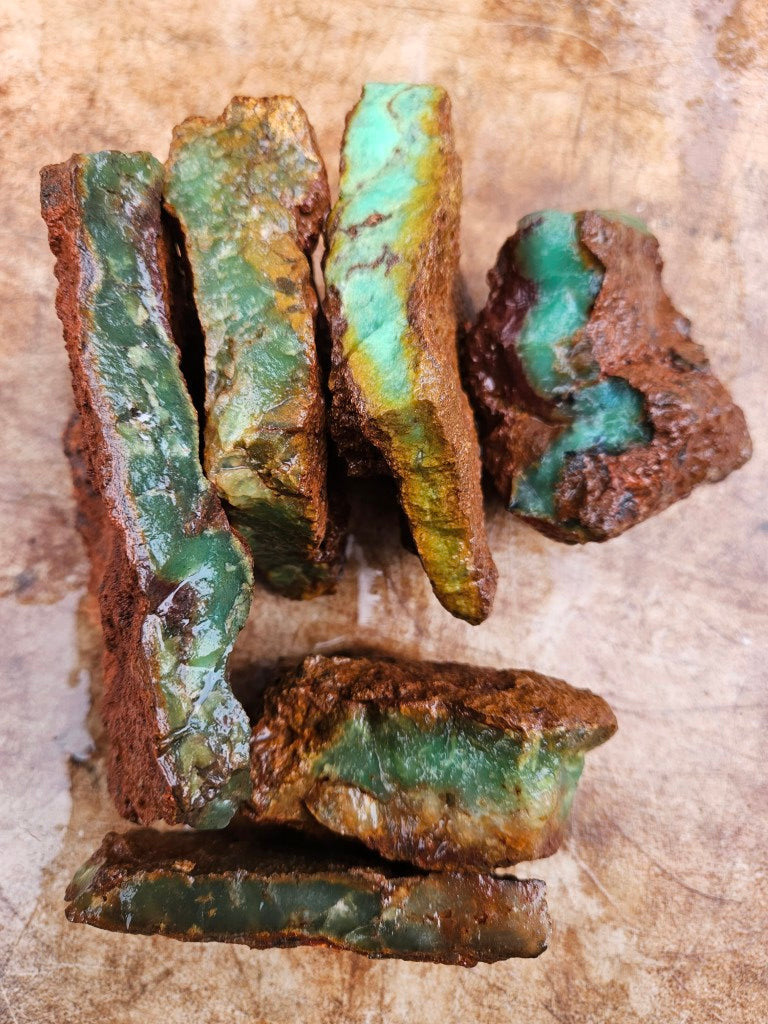 Chrysoprase rough.  CHR 214