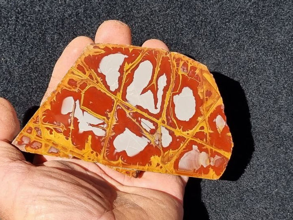 Polished Noreena Jasper slab. NJ403