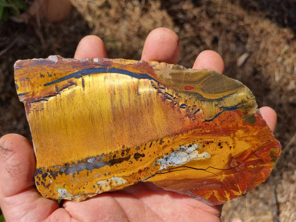 Polished Tiger Eye slab TE340