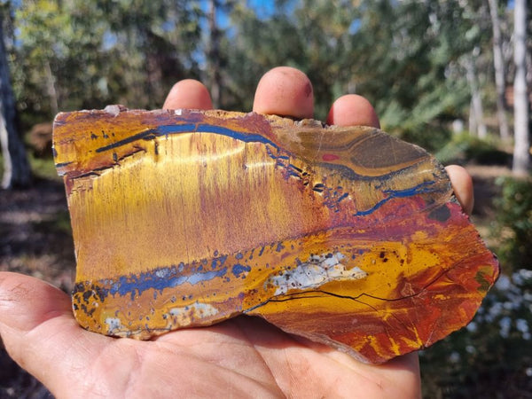 Polished Tiger Eye slab TE340