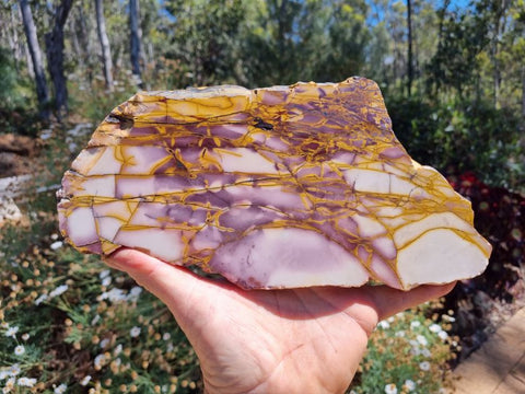 Polished Mookaite slab MK317