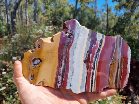 Sunset Jasper polished slab SU123