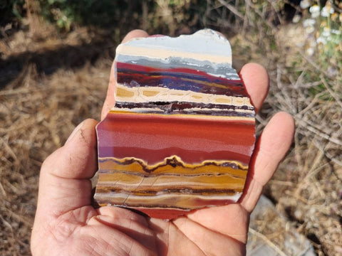 Sunset Jasper polished slab SU124