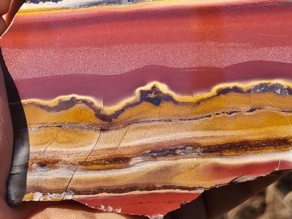 Sunset Jasper polished slab SU124