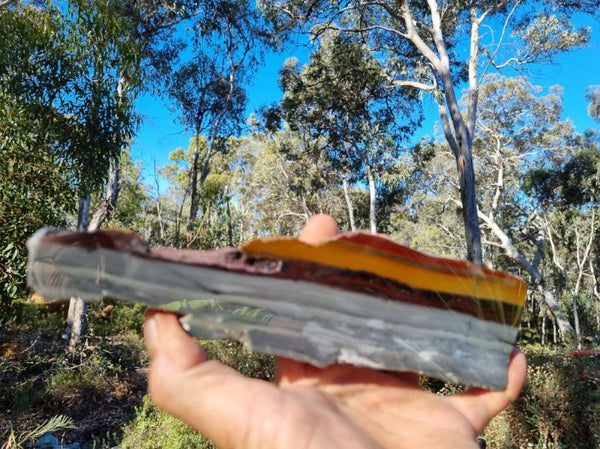 Sunset Jasper polished slab SU139