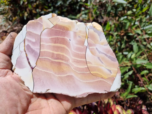 Polished Brecciated Mookaite slab BM273