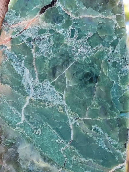 Polished Green Opal display specimen GREEN74