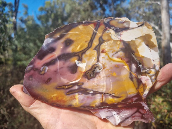 Polished Mookaite slab MK321