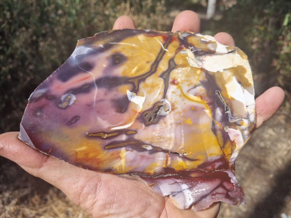 Polished Mookaite slab MK321