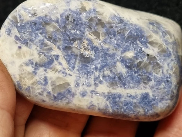 tumbled blue lepidolite