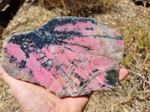 Polished Rhodonite slab RH243