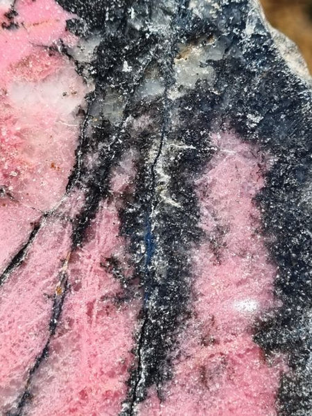 Polished Rhodonite slab RH243