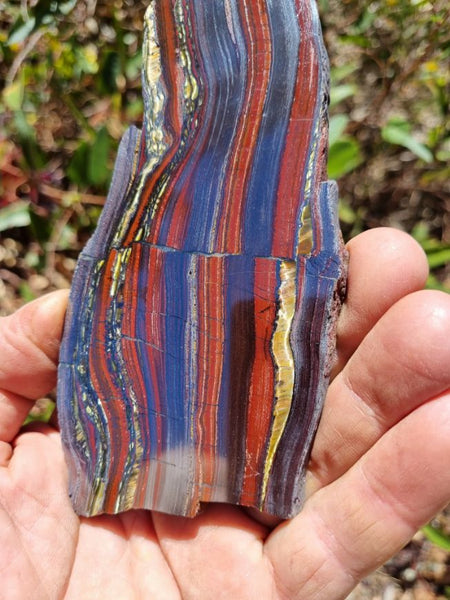 Polished Tiger Iron slab TI237