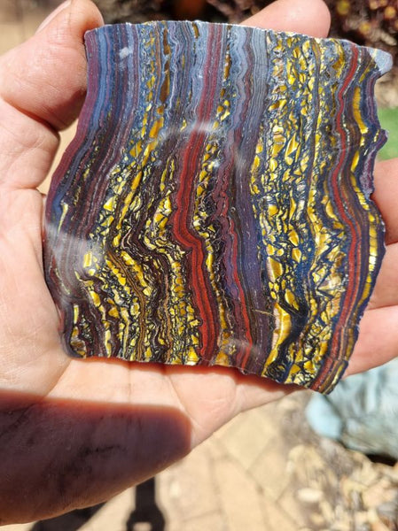 Polished Tiger Iron slab TI238