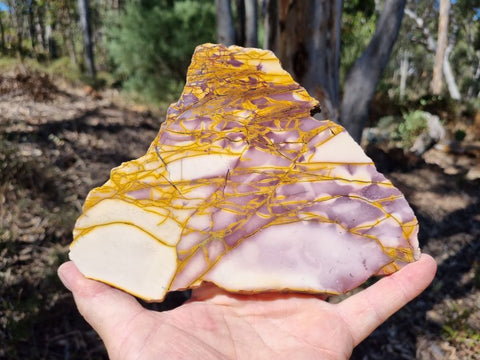 Polished Mookaite slab MK327