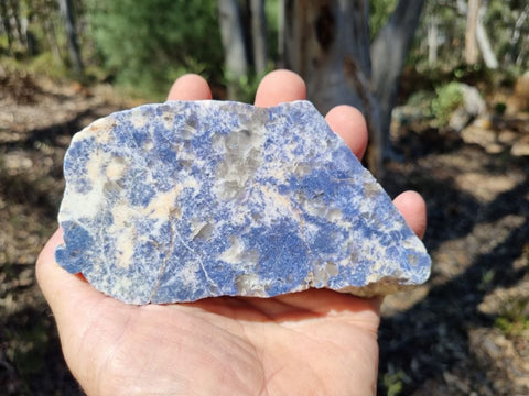 Polished Blue Lepidolite slab BL226