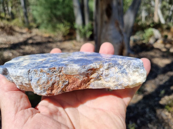 Polished Blue Lepidolite slab BL226