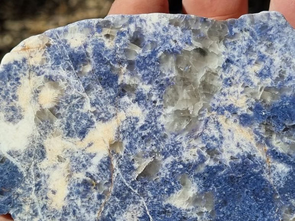 Polished Blue Lepidolite slab BL226