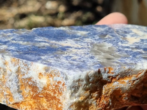 Polished Blue Lepidolite slab BL226