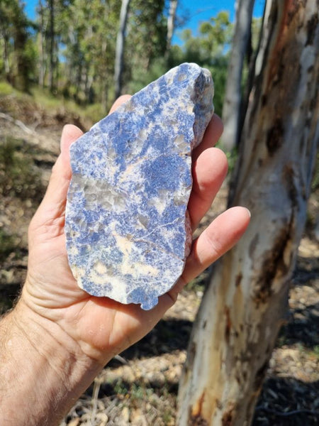 Polished Blue Lepidolite slab BL226