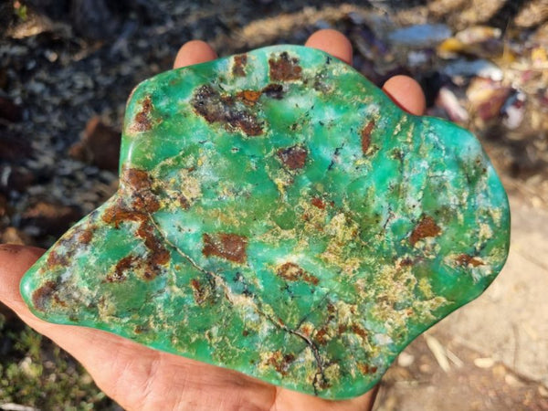 Contour Polished Chrysoprase CHC103