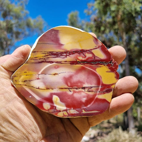 Polished Mookaite slab MK331