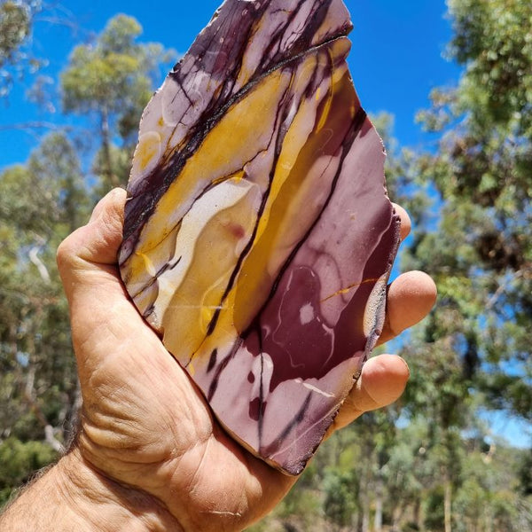 Polished Mookaite slab MK334