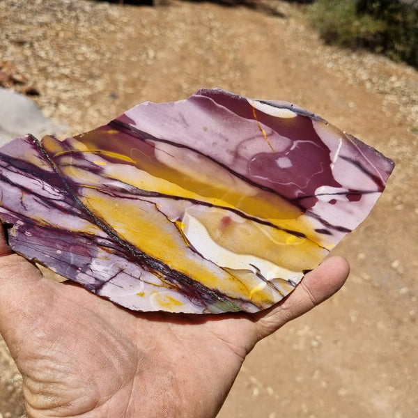 Polished Mookaite slab MK334