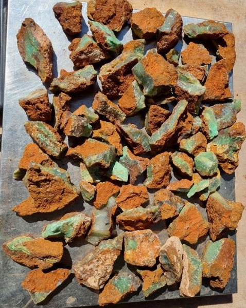 Chrysoprase rough.  CHR 155