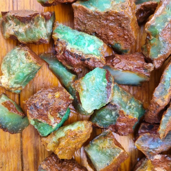 Chrysoprase rough.  CHR 157