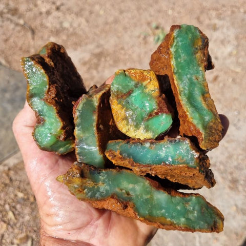 Chrysoprase rough.  CHR 159