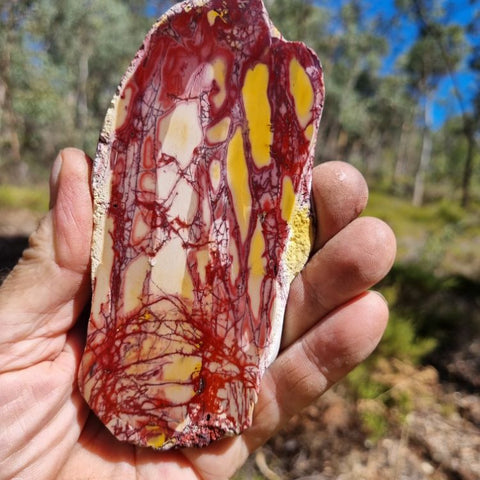 Polished Mookaite slab MK340