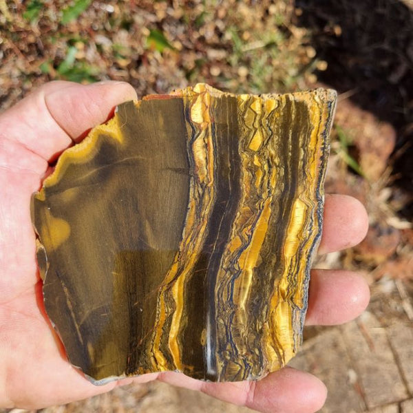 Polished Tiger Eye slab TE372