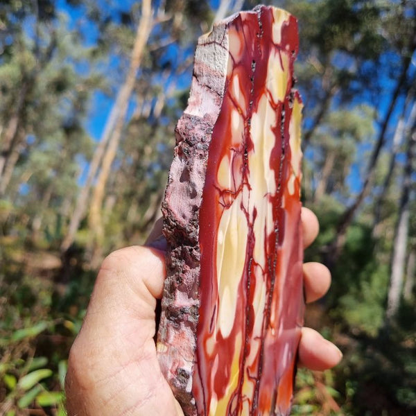 Polished Mookaite slab MK345