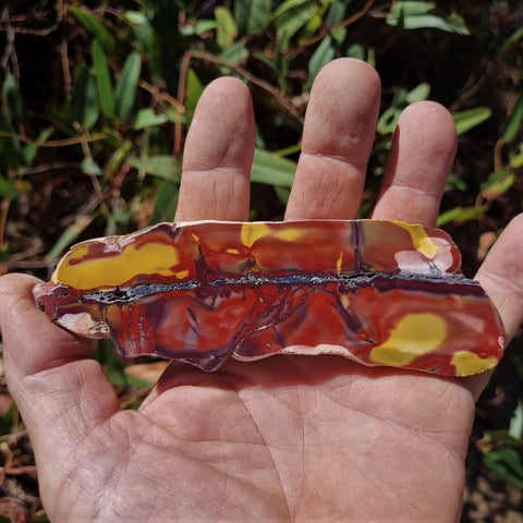 Polished Mookaite slab MK353