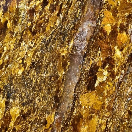 Polished Golden Amphibolite slab GA136